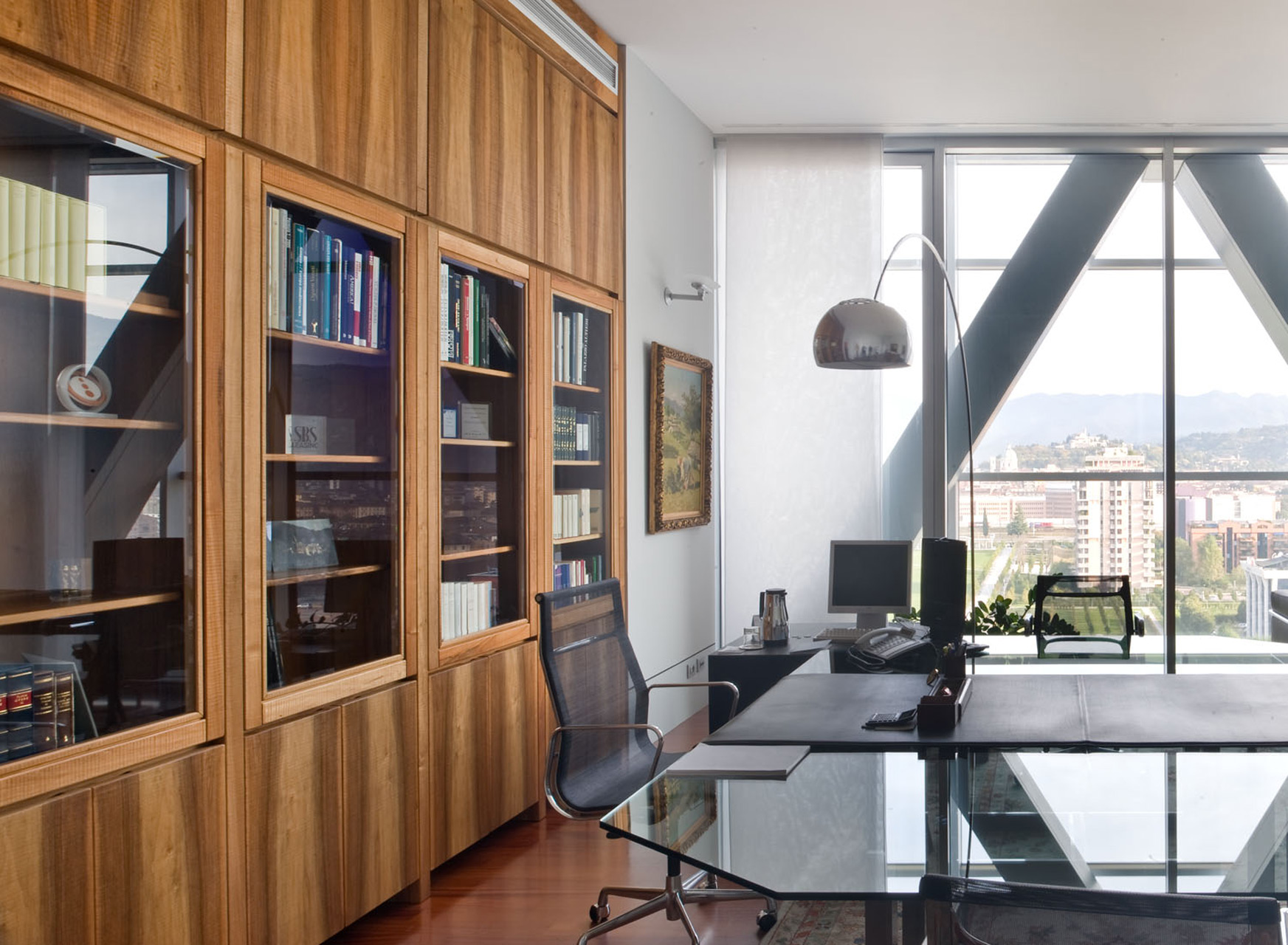 Bespoke cupboard in Italian walnut