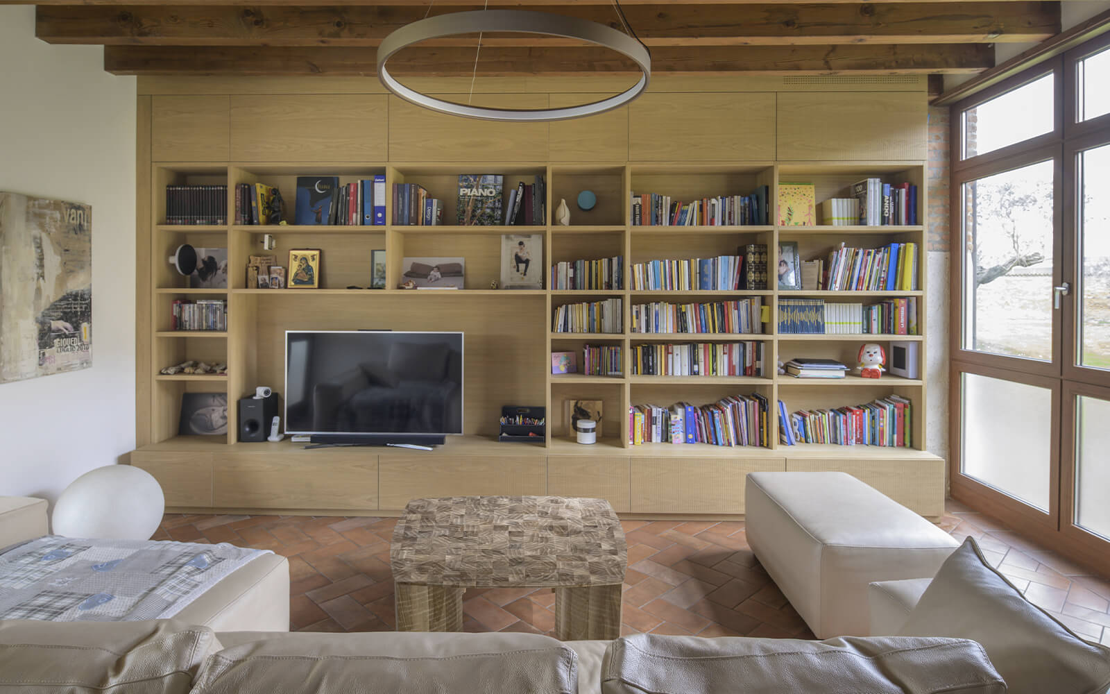 Bookcase, private residence Cucine Habito