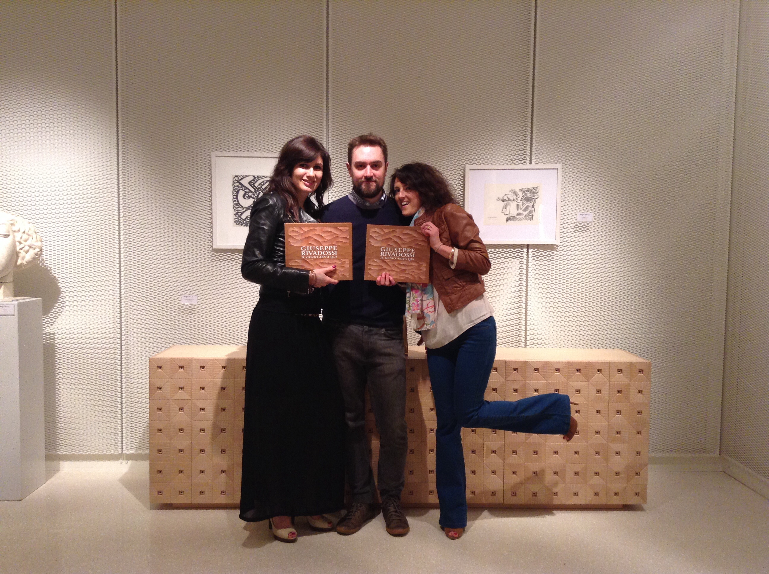 Fans posed with our catalogue and Mossaic Dresser