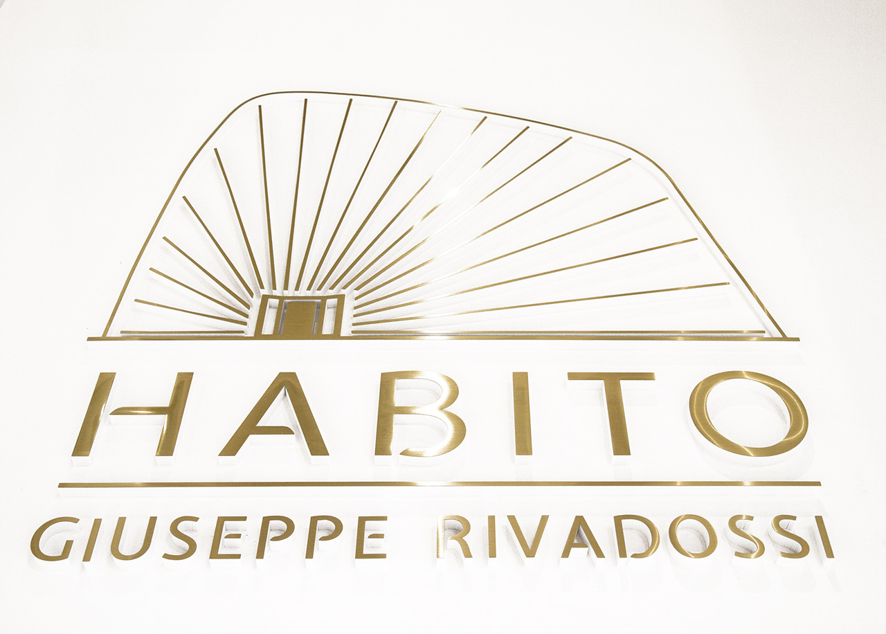 HABITO logo at the 2015 Milan Furniture Fair