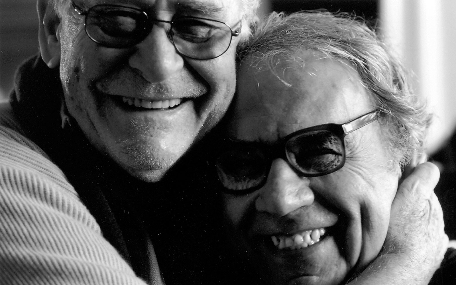 Giuseppe with film director Olmi Rivadossi Habito